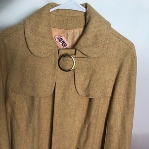 Lined Vintage 50’s Cape Coat/Poncho/Bat Wing